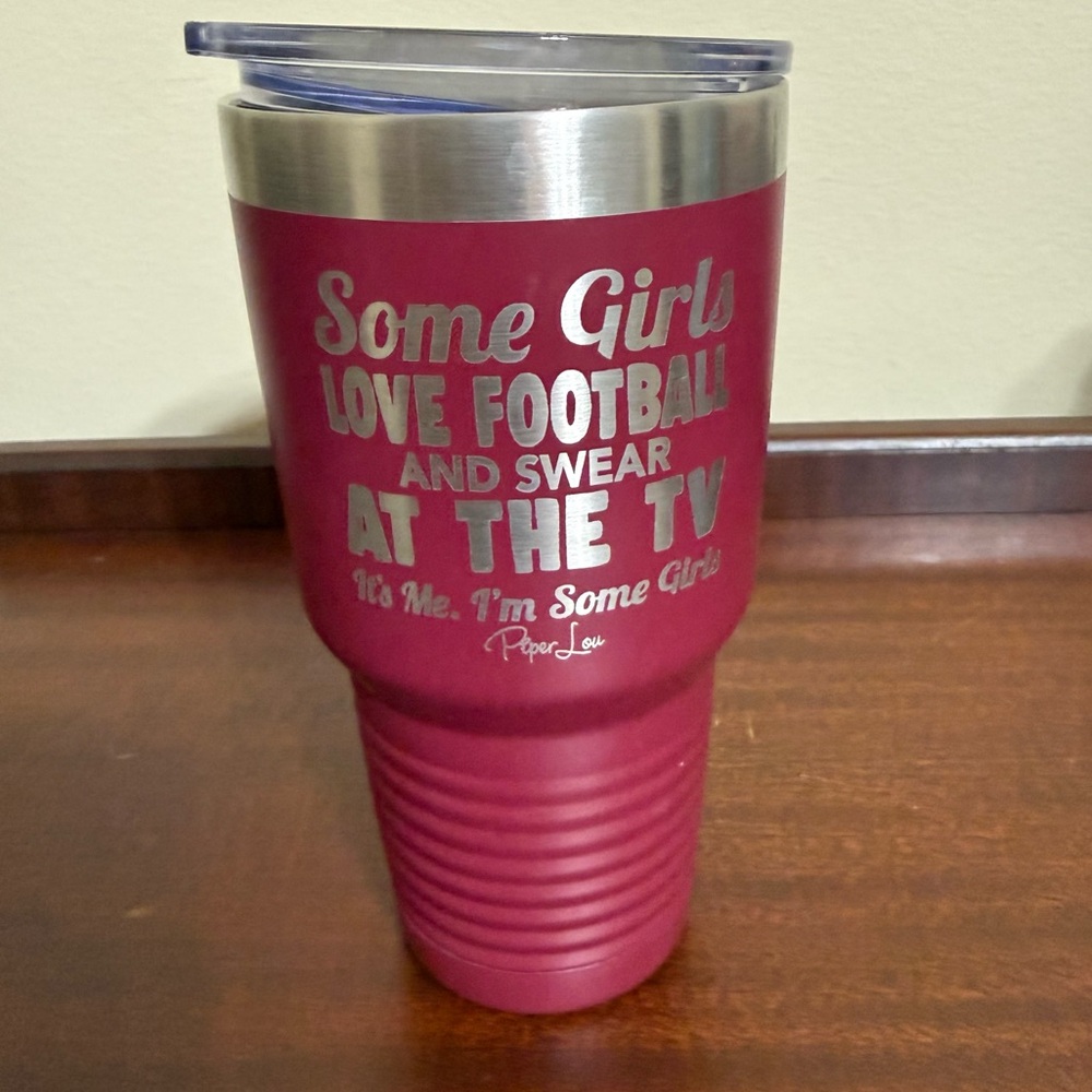 Polar Camel Tumbler with "some girls" Quote